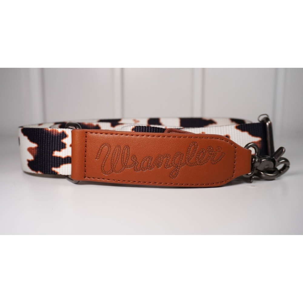 STRAP ONLY Wrangler Brown Black Cow Print Crossbody Bag Replacement Strap